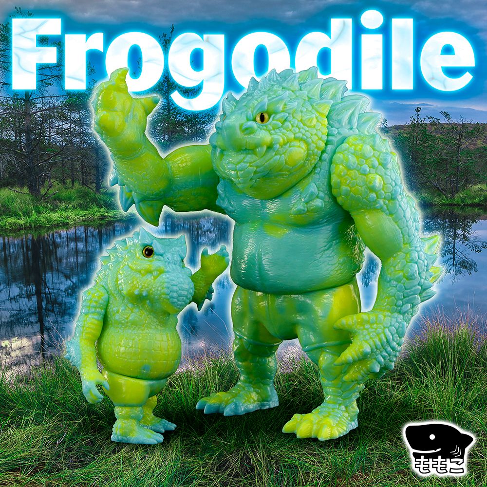 12月14日(水)18時より抽選開始】【Momoco Studio】『大尖尖 Big Frogodile (Marble GID)』／『小尖尖  Frogodile (Marble GID)』が登場！【Momoco Studio】Big Frogodile (Marble  GID)12/14(Wed.)／Frogodile (Marble GID) 12/14(Wed.)18:00Lottery start. |  墓場の画廊