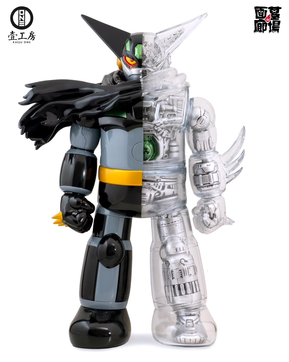 【Kaiju One『Big Scale 50cmブラックゲッターソフビ (ハーフメカニックVer.)』抽選販売】